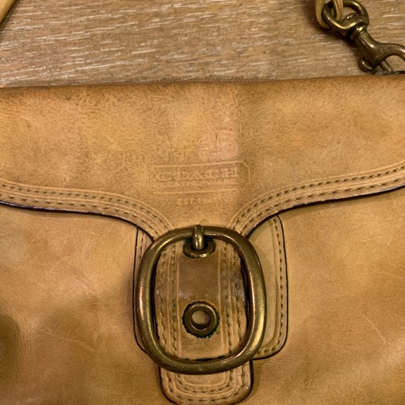 Vintage Y2K Coach Bleeker Leather Wristlet with Buckle - Picture 2 of 12